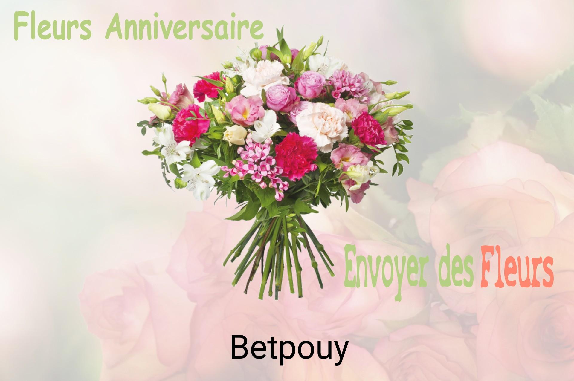 Bouquet de fleurs d’anniversaire livré à Betpouy